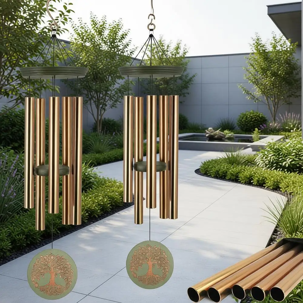 

Стильный подвесной декор для сада с гравировкой «Древо жизни» — идеально подходит для пространств и торжеств на открытом воздухе