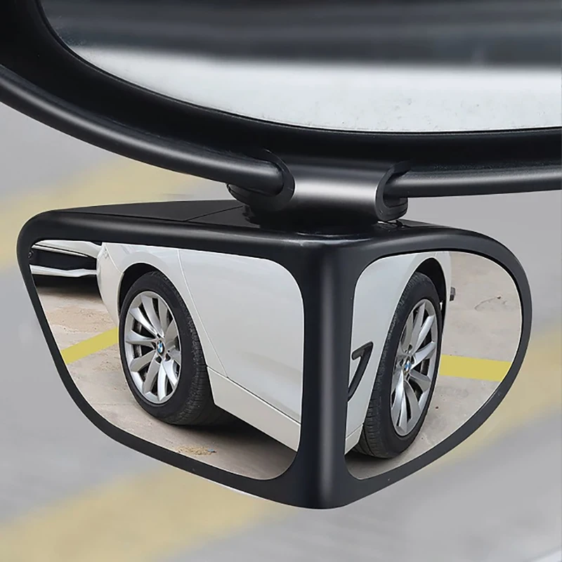 1/2Pcs Car Blind Spot Mirror Car Rearview Double-Sided Mirror 360 Degree Adjustable Wide Angle Blind Spot Mirror Reversing