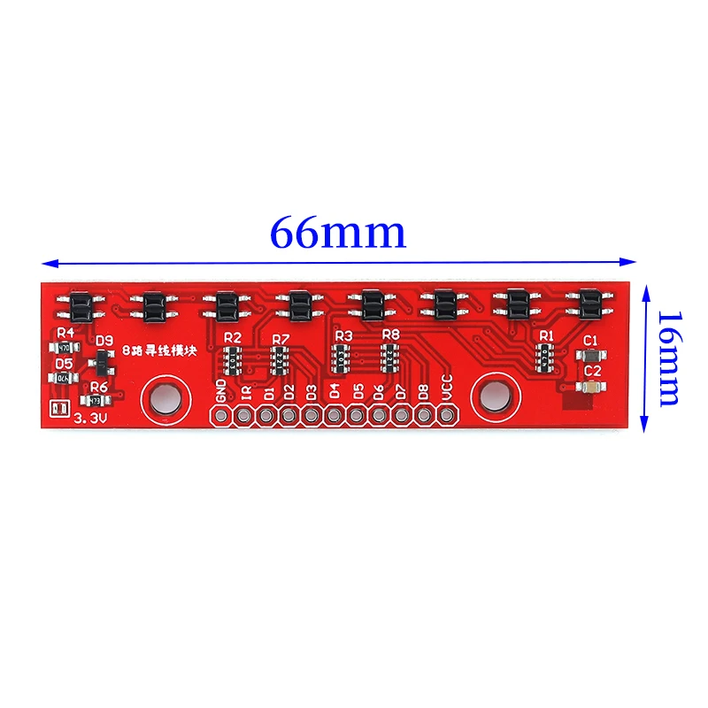 1/5/10Pcs Line finding module, tracking module, eight way line finding module, eight way tracking module, tracking module