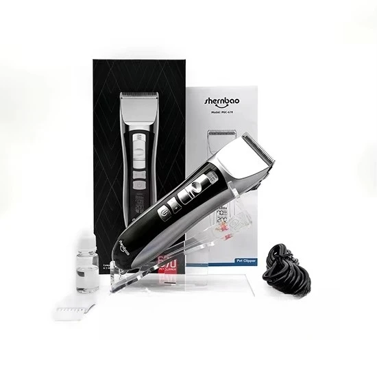 

Профессиональный набор машинок для стрижки животных Shernbao PGC-670: машинка для груминга и триммер для шерсти