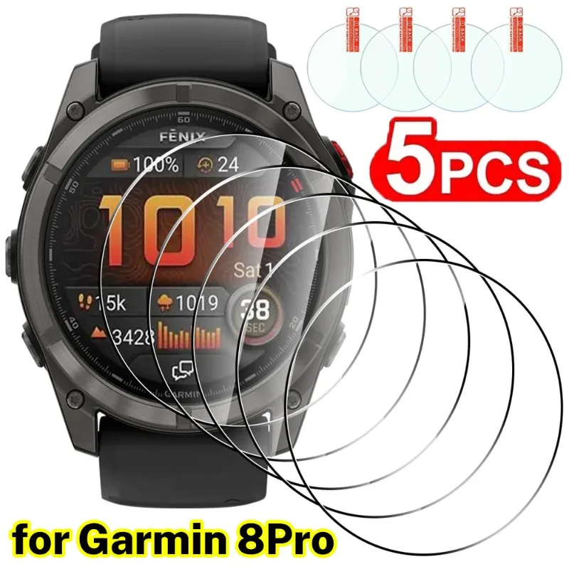 Пленки из закаленного стекла премиум-класса 9H для умных часов Garmin Fenix 8Pro, защитные пленки от царапин для Garmin Fenix Watch 8Pro