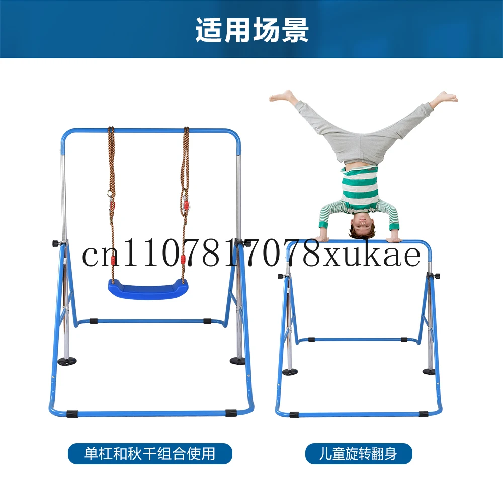 الجمباز شريط أفقي للأطفال قابل للطي ارتفاع قابل للتعديل معدات التدريب المنزلية معدات الصالة الرياضية للمنزل سحب ما يصل بار #3