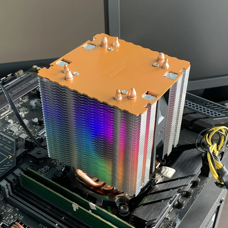 

4Heatpipes RGB CPU Cooler TDP 150W Towers PC Processor Cooler For Intel LGA 1150 1151 1156 1366 1200 1700 2011 X99 AM3 AM4 AM5