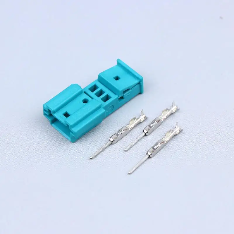 3 Pin Way Automobile Tweeter Cable Connector With Wires Auto Male Female Docking Sockets 1355600-9 1-1718346-1