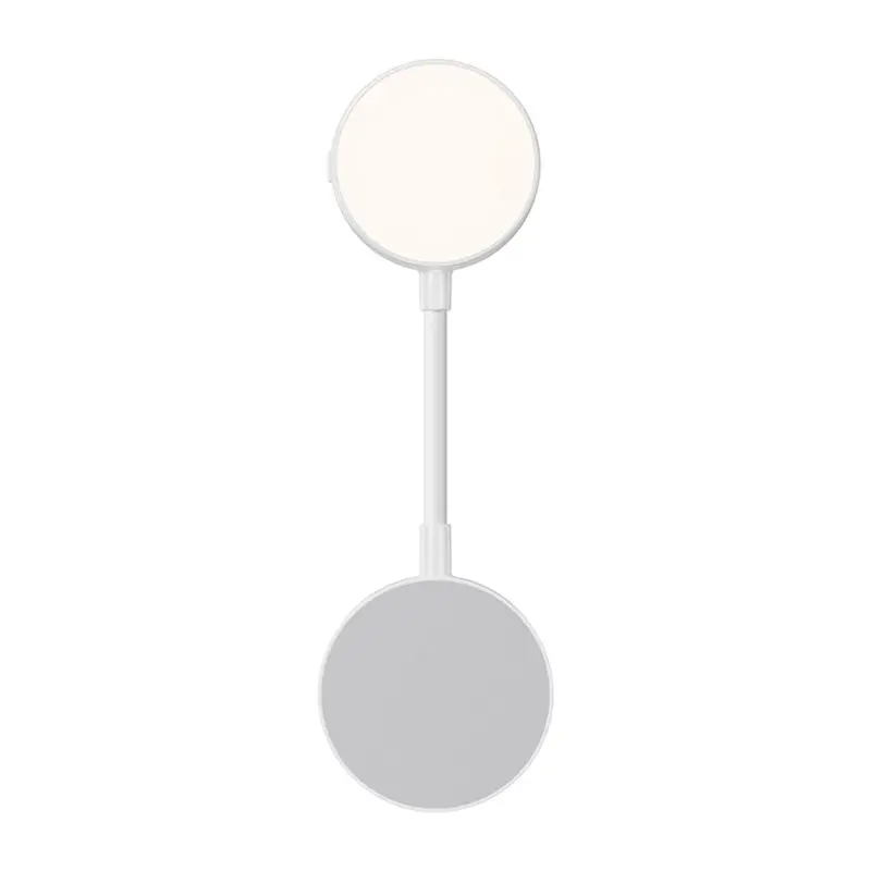 Anillo de luz LED magnético para teléfono, con 5 niveles de brillo y temperatura ajustables, y rotación de 360 grados. °   Luz de Selfie con Manguera Flexible para Vlog y Maquillaje