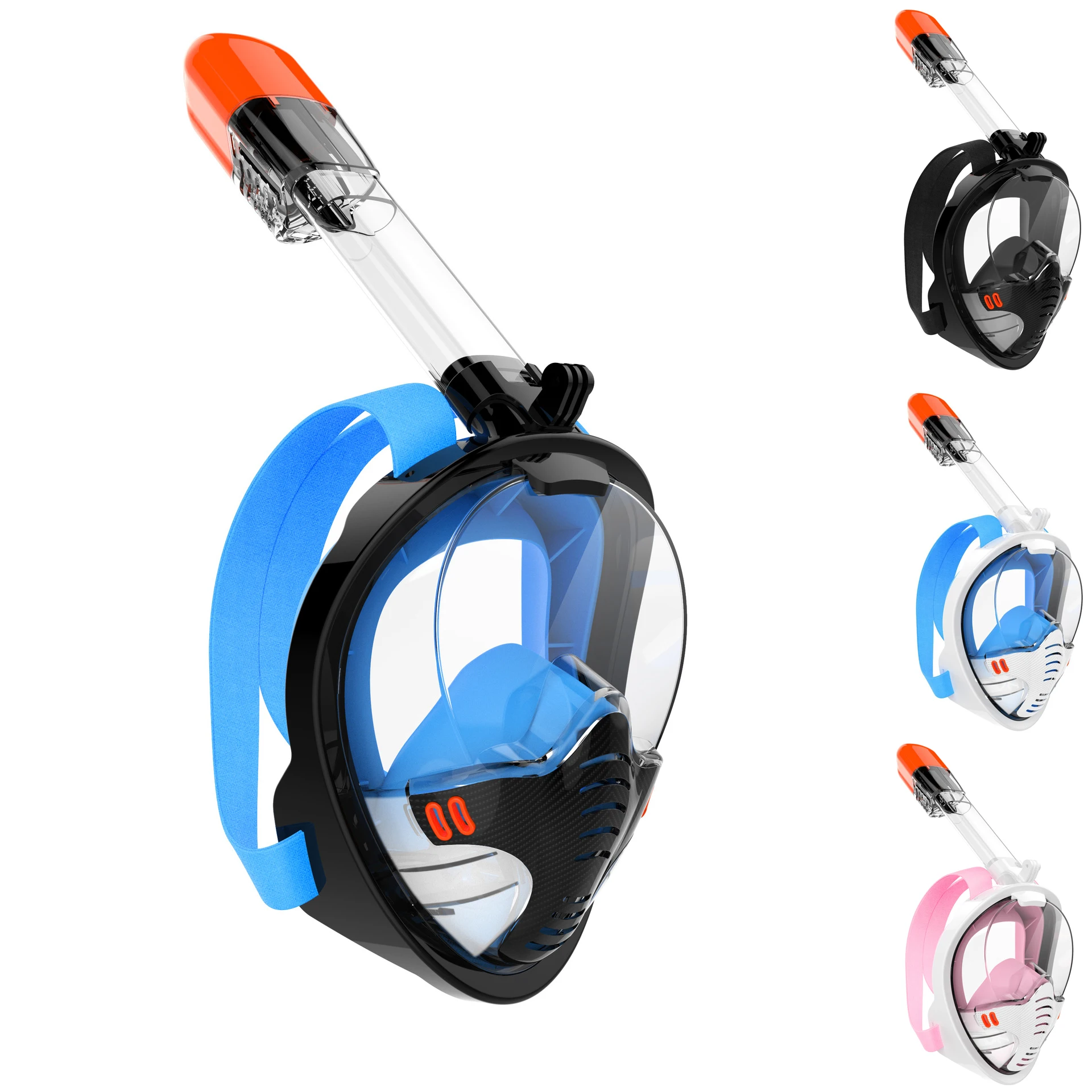 

Full Dry Single Tube Anti-Fog Snorkeling Mask Adult Silicone Full Face Swimming Goggles Pool Diving Viewing Diving Mask