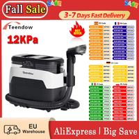 Teendow C6 Max 3-in-1 Upholstery and Carpet Cleaner 1650W Steam 12000Pa Suction Dual Tanks Pet-Friendly
