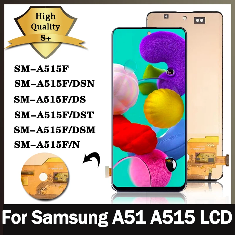 test LCD For Samsung  A51 A515 LCD Display A515F/DS A515FD A515 LCD Display Touch Screen Replacement A515F Display