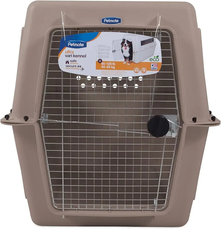 Ultra Vari Dog Kennel for Extra Large Dogs (Durable, Heavy Duty Dog Travel Crate, Made with Recycled Materials, 48 in. L