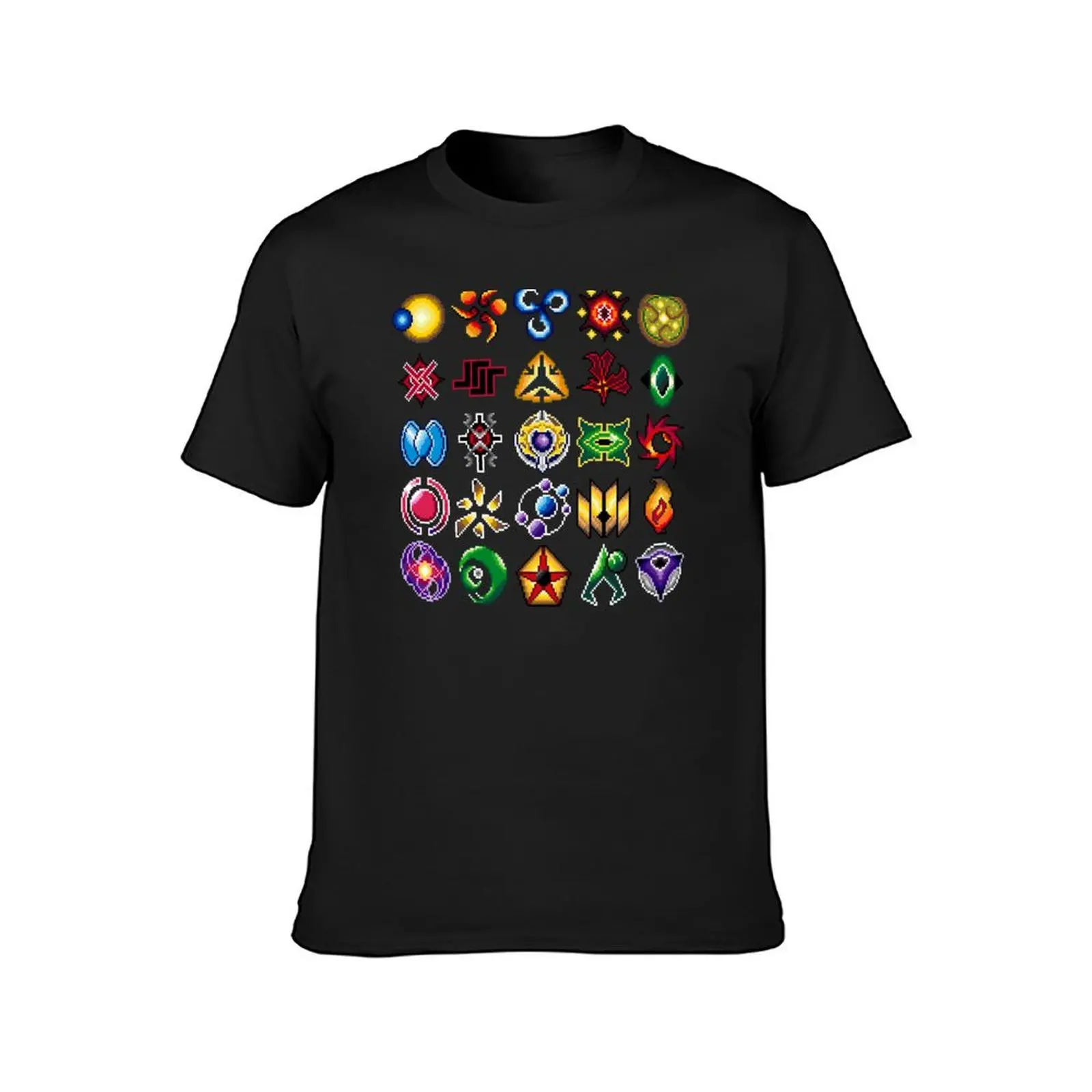 All 25 Twilight Imperium Factions (Square Arrangement) T-Shirt oversizeds blanks funnys anime fruit of the loom mens t shirts