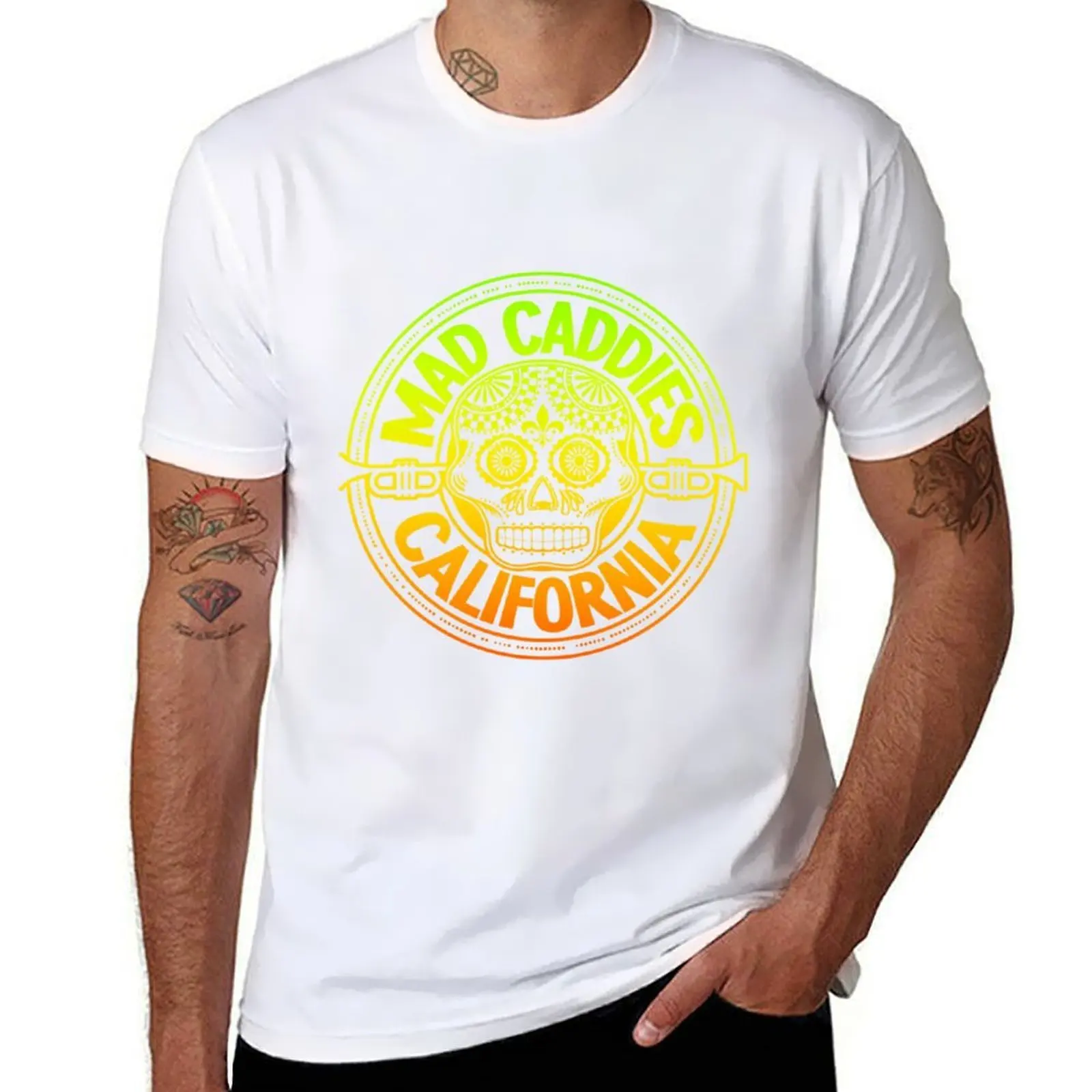 

Mad Ska Punk California Caddies T-Shirt man t shirt cotton high quality t shirts for man pack white T-Shirt