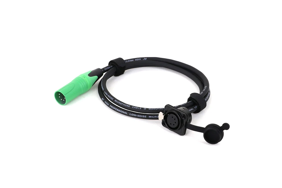 0,3–15 m D-Typ 5-polige XLR-Buchse für Schalttafelmontage zum Durchgang des Steckverbinders, XLR-Kabel – kein Löten für Pro-Audio-Installationen – Detail 6
