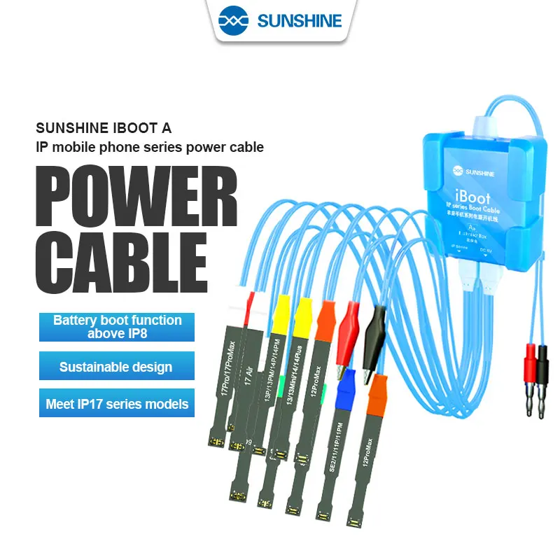 

SUNSHINE IBOOT A для IP 8G-17PM Линия управления загрузкой питания Кабель для тестирования мощности с функцией загрузки встроенного аккумулятора Включение питания