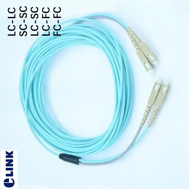

Armored fiber PatchCord 2 cores OM3 150m 200m 250m 300m 2C SC-SC LC-LC LC-SC FC ftth jumper optical fibre cable duplex outdoor