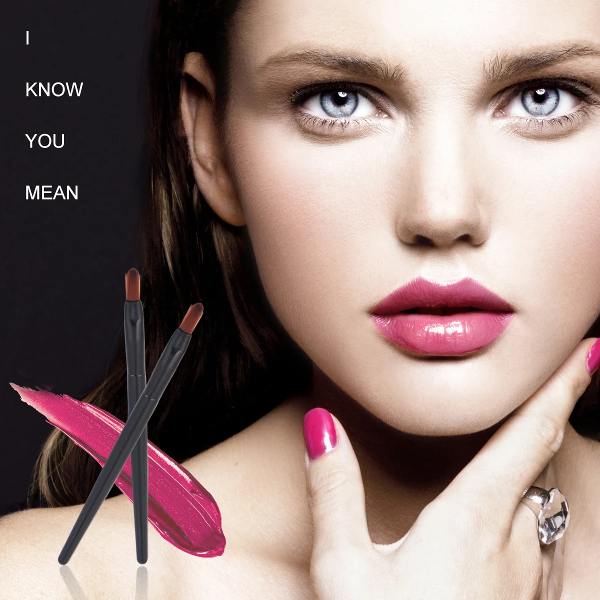

50pcs Lipstick Brush Multipurpose Disposable Lip Gloss Applicator Beauty Long Handle Travel Use Makeup
