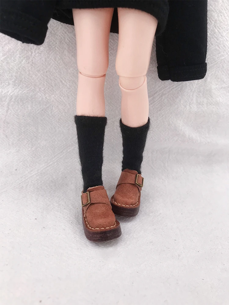 YESTARY NEW BJD Doll Shoes For 1/6 BJD Qbaby Blythe Ob22 Ob24 Lati Amydoll Dolls Doll Accessories Clothing MINI Leather Shoes