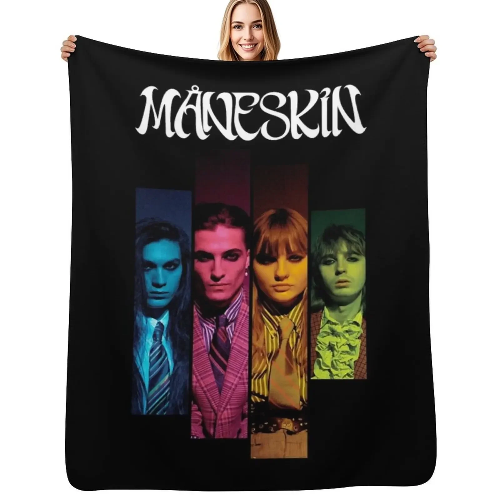 

MANESKIN Mneskin 3 Throw Blanket warm winter Blankets For Bed Fashion Sofas warm for winter Blanket