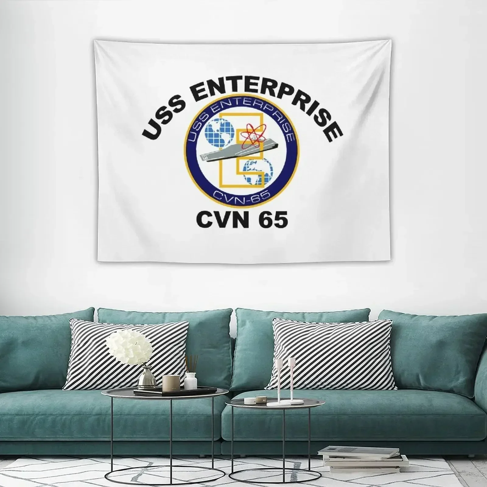 

USS Enterprise (CVN-65) Tapestry Hanging Wall Bathroom Decor Decoration Home Mushroom Tapestry
