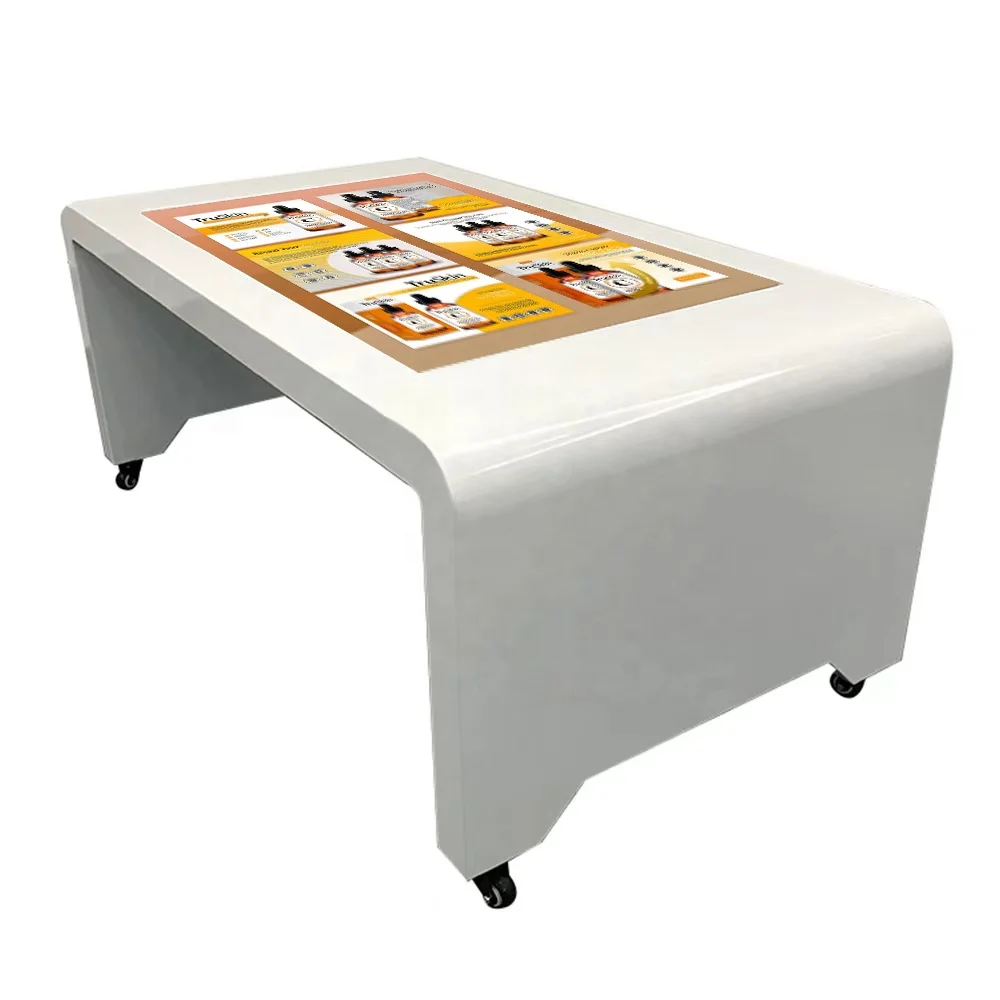 

49 Inch Interactive Conference Restaurant Top Smart Digital Multi-Function LCD Indoor Touch Screen Coffee Game Table