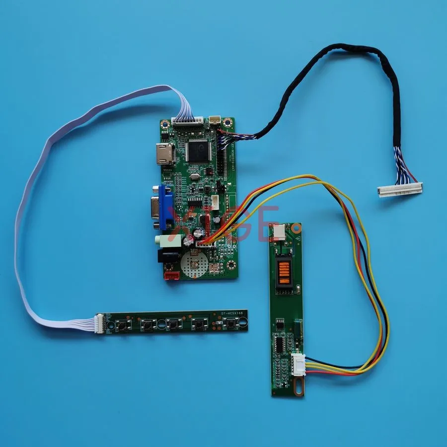 

For TD141THCA1 N141I3 N141I1 LQ141K1LB1C LCD Monitor Controller Drive Board DIY Kit LVDS 30-Pin 1280*800 HDMI+VGA 1CCFL 1280x800