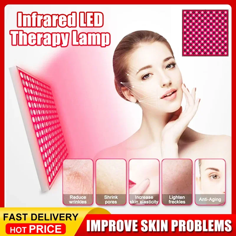 

Красная светодиодная комбинированная панель для фототерапии, панель красоты, лампа 660 нм/850 нм, лампа для домашнего отопления, инструмент, 45 Вт, физиотерапия