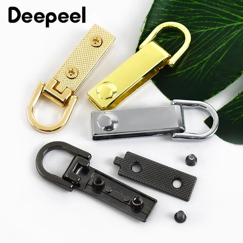 2/4/10Pcs Metal Bag Side Clip Buckle D Ring Screw Connector Hook Clasp Handbags Strap Leather Belt Craft Hardware Accessories