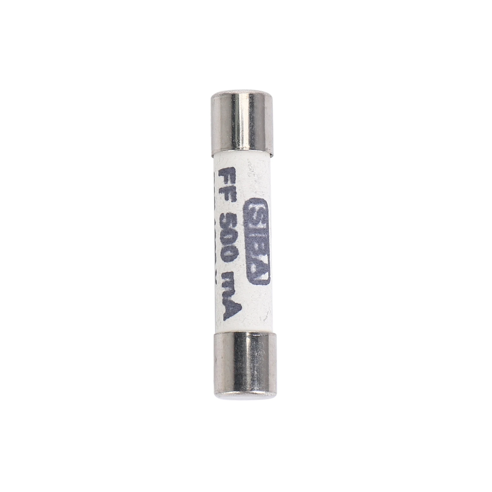 Fusível cerâmico branco para multímetro, 1000V, 500mA, 6.3x 32mm