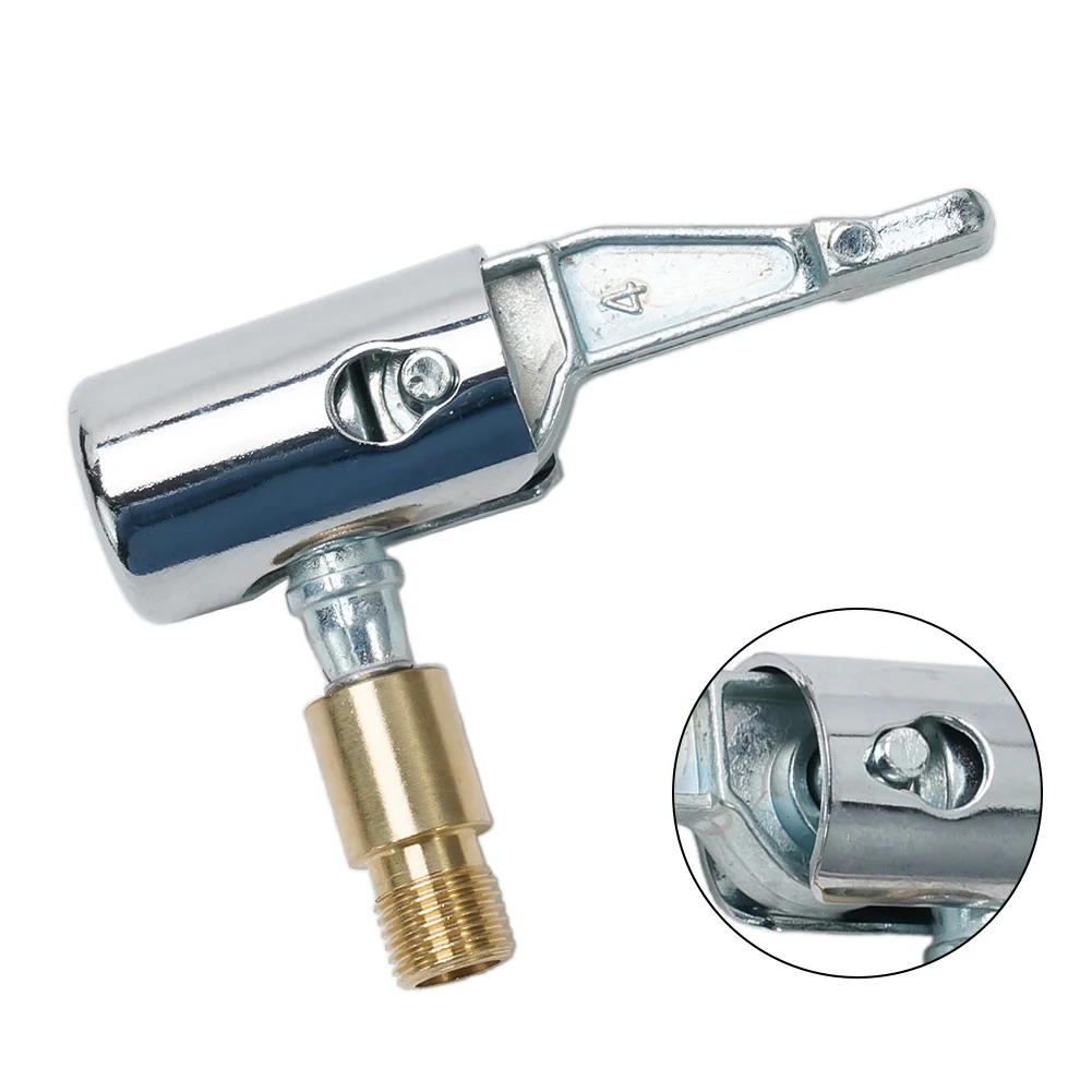 

1PC Car/Truck Tyre Wheel Tire Inflator Pump Valve Clip Connector Brass Portable Inflatable Pump Locking Tire For Hose Repair