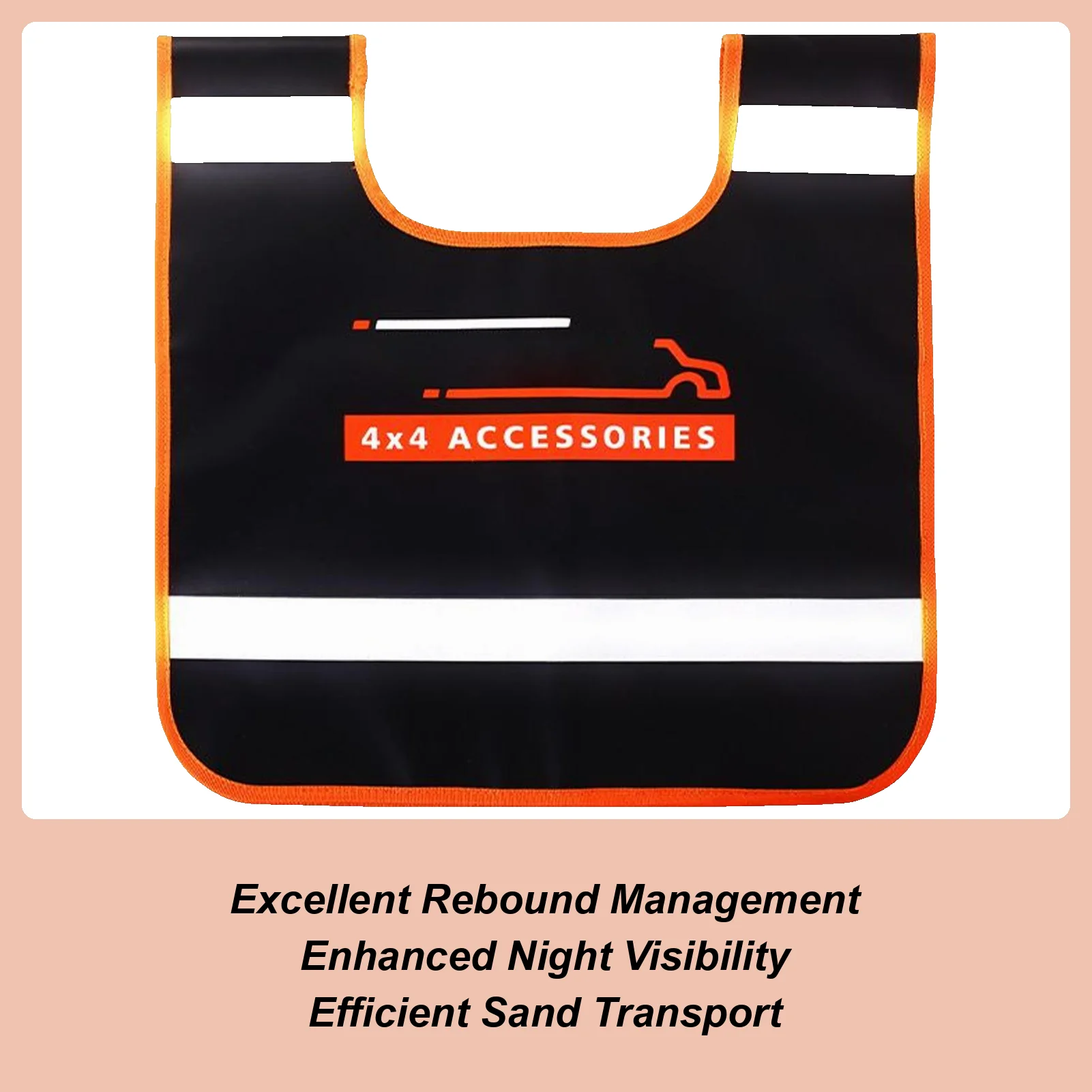 

Флаг безопасности Светоотражающий предупреждающий флаг Водонепроницаемый знак против отскока для автомобиля Путешествия Открытый грузовик RV Буксировочный трос Видимость