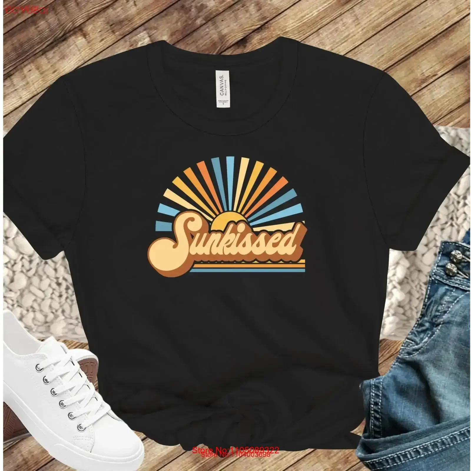 

Sunkissed T Shirt Summer Pool Vacation vintage Washed Comfortable Slightly homme Top For Everyday Wear designer clothes Soft