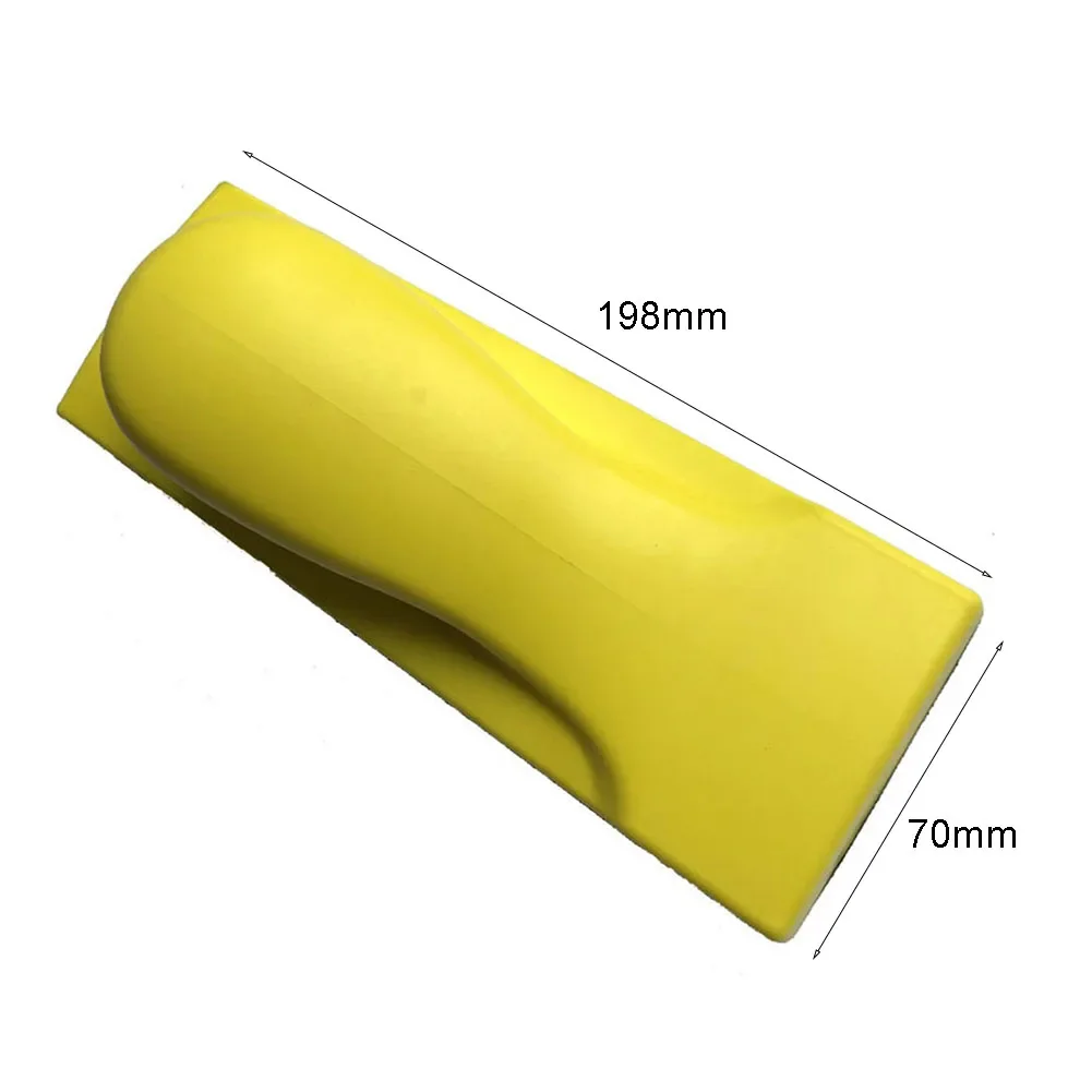 Sanding Disc Holder Hand Sanding Block Rectangular Car Waxing Woodworking Polishing Grindingrust Removal Sandpaper Sanding Dis