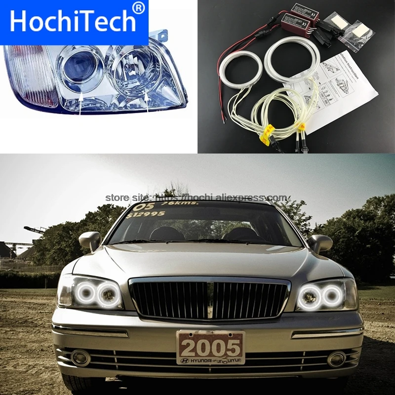 

Для Hyundai Grandeur 1998–1995 годов HochiTech Ccfl комплект ангельских глаз белый 6000k Ccfl Halo кольца фара