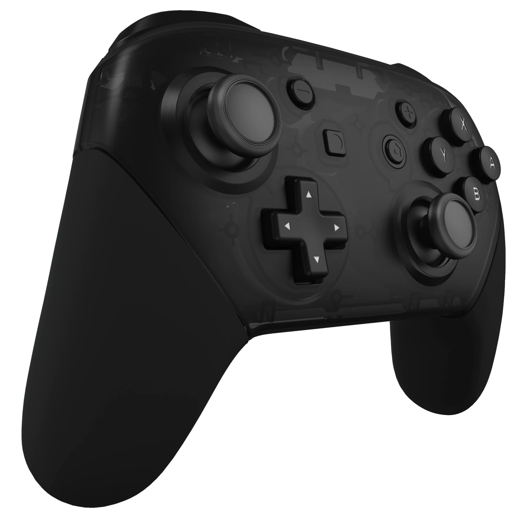 eXtremeRate Replacement Handle Grips Shell Accessories for Nintendo Switch Pro Controller - White