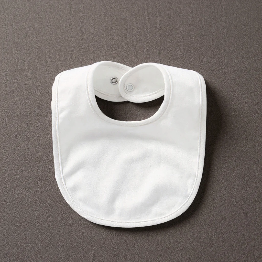 

5pcs Newborn Baby Bibs Pure Cotton Double Layer Bandana Drool Bib Feeding Saliva Towel Adjustable Snaps For Infants