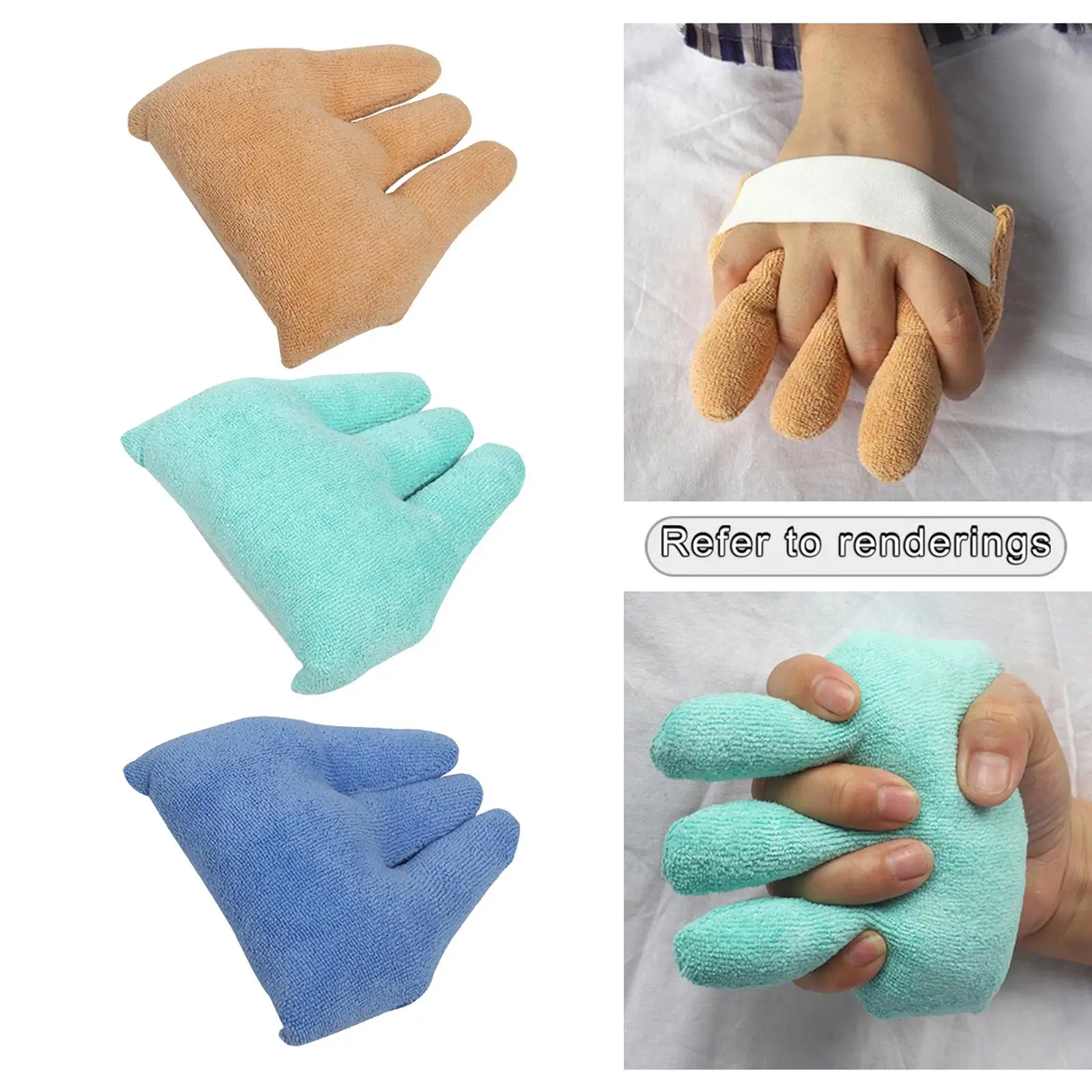 

Fingers Separation Cushion Caring Accessory Handheld Medical Seperator for Rehabilitation Training Device Bedridden Patients