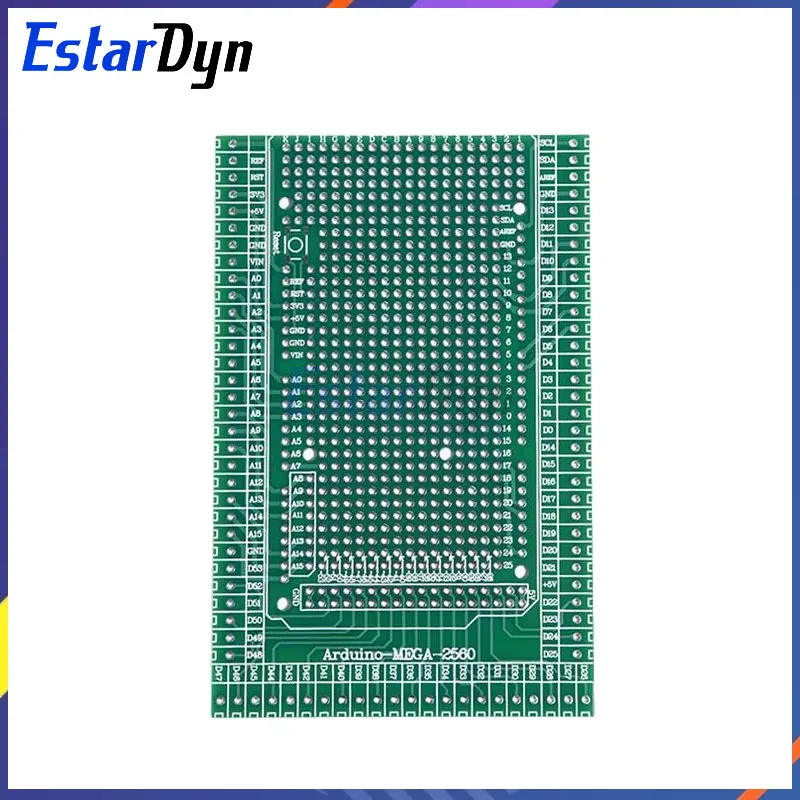 Compatible With MEGA2560 Double-side PCB Prototype Screw Terminal Block Shield Board Kit For Arduino Mega 2560 / Mega2560 R3