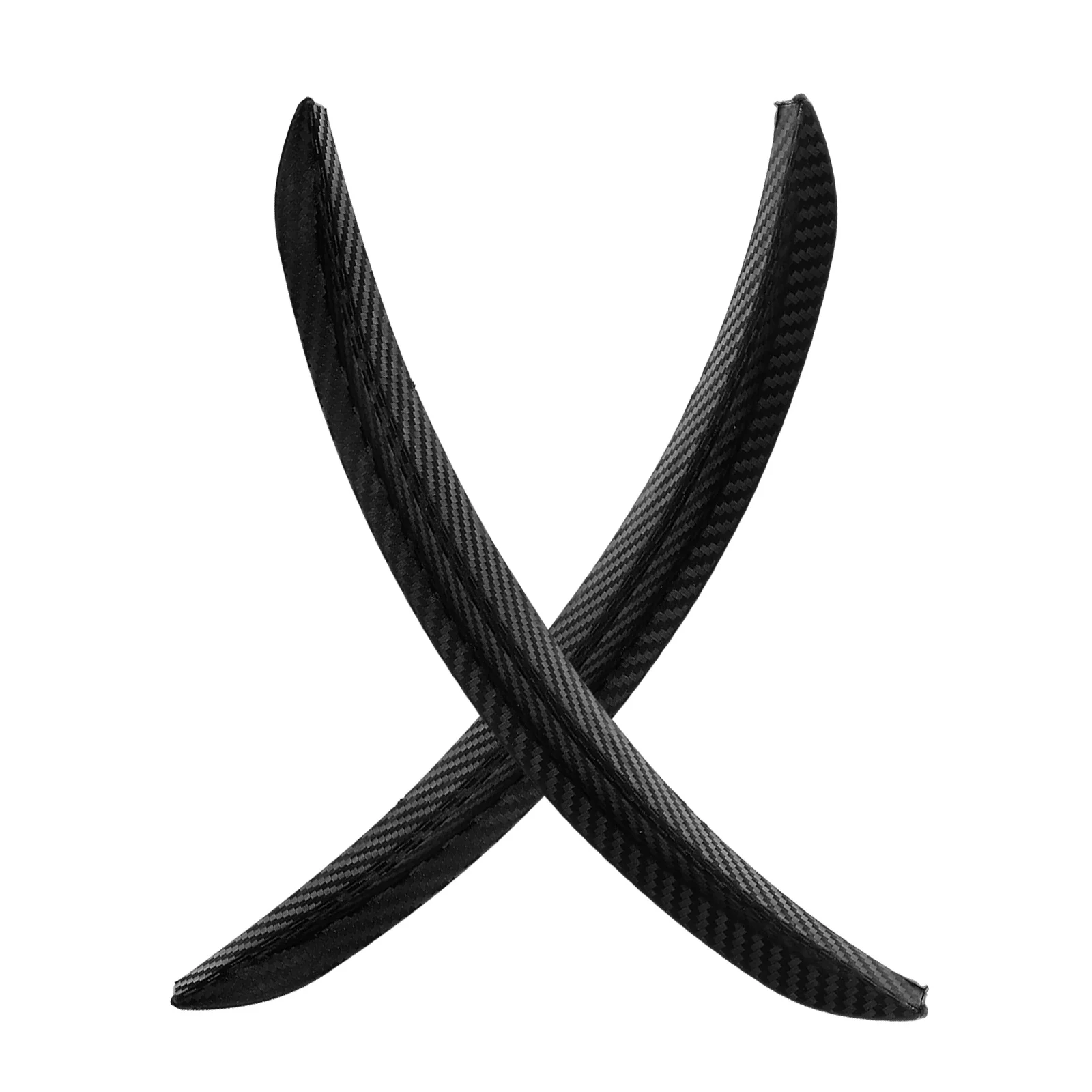 

2 Pcs Corner Protector Car Wheel Eyebrow Decor Bumper Protectors for Vehicles Rubber Guard Sticker