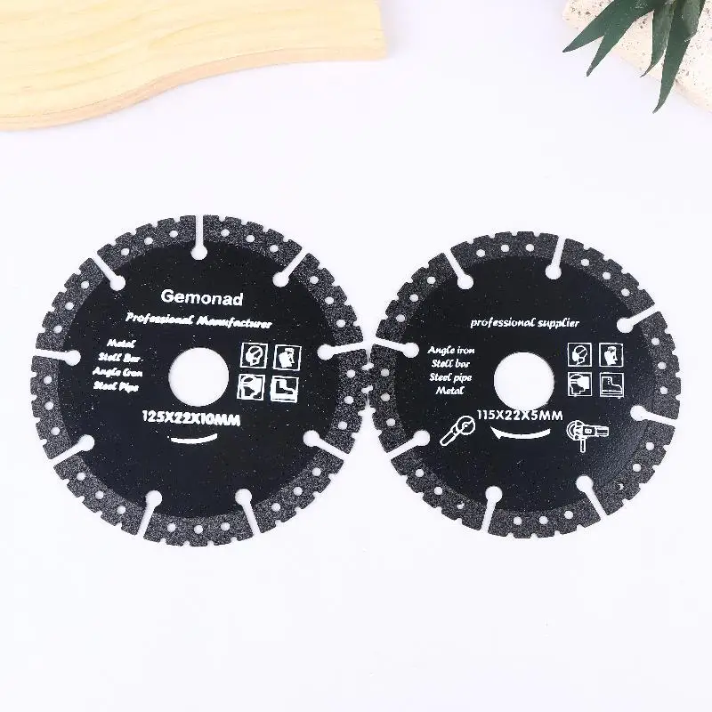 

1/2pcs 115/125mm Metal Cutting Blades - Sharp Discs For Steel, Aluminum, Concrete, Stone, Marble, Iron Cutting Disc