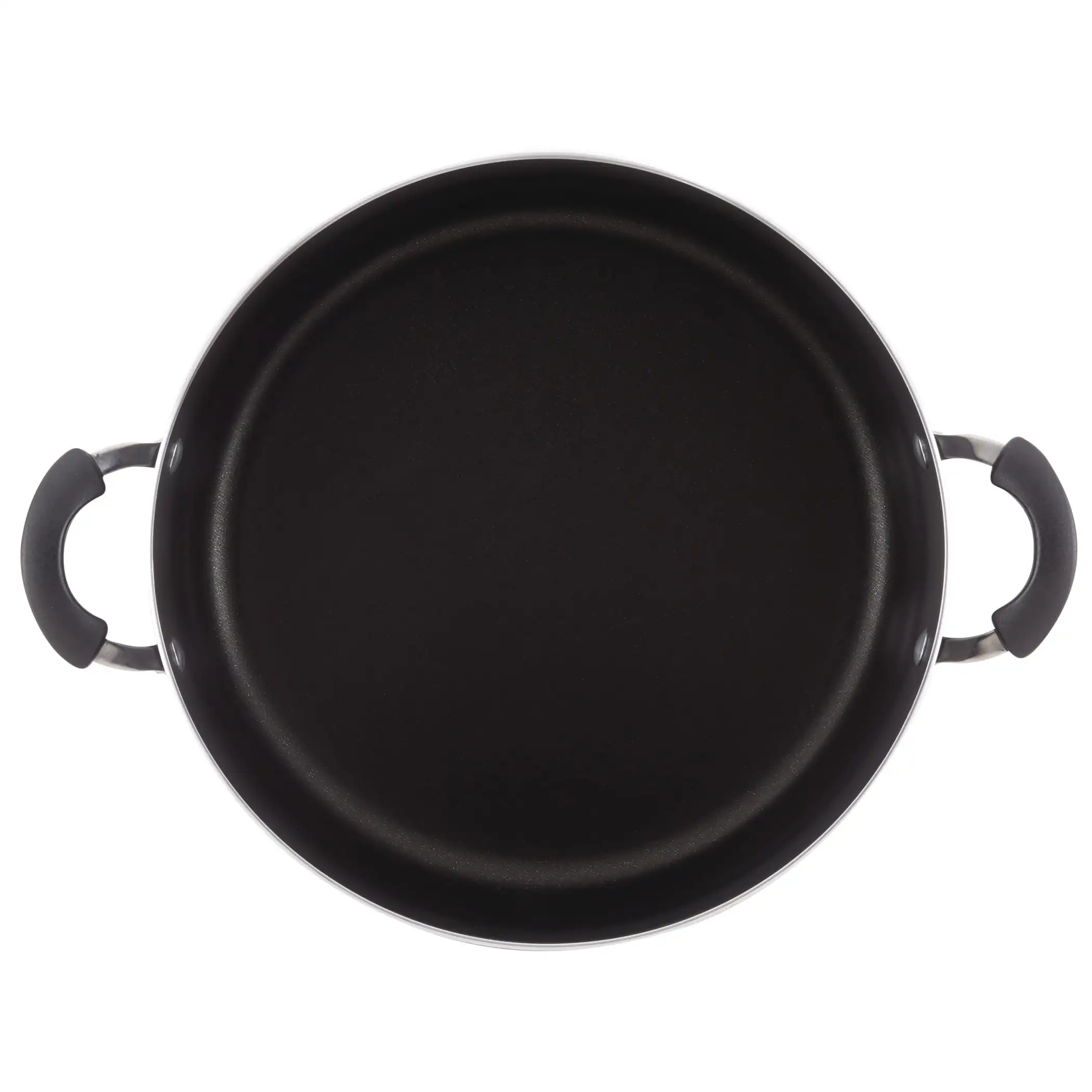 Бренд Farberware, Легкая очистка, 8 Кварт, алюминиевый антипригарный горшок, черный цвет