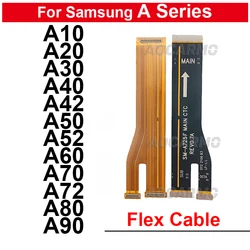 Cable flexible de conexión de placa base para Samsung Galaxy A10, A20, A30, A40, A42, A50, A52, A60, A70, A72, A80, A90, pieza de reparación de repuesto, 1 ud.