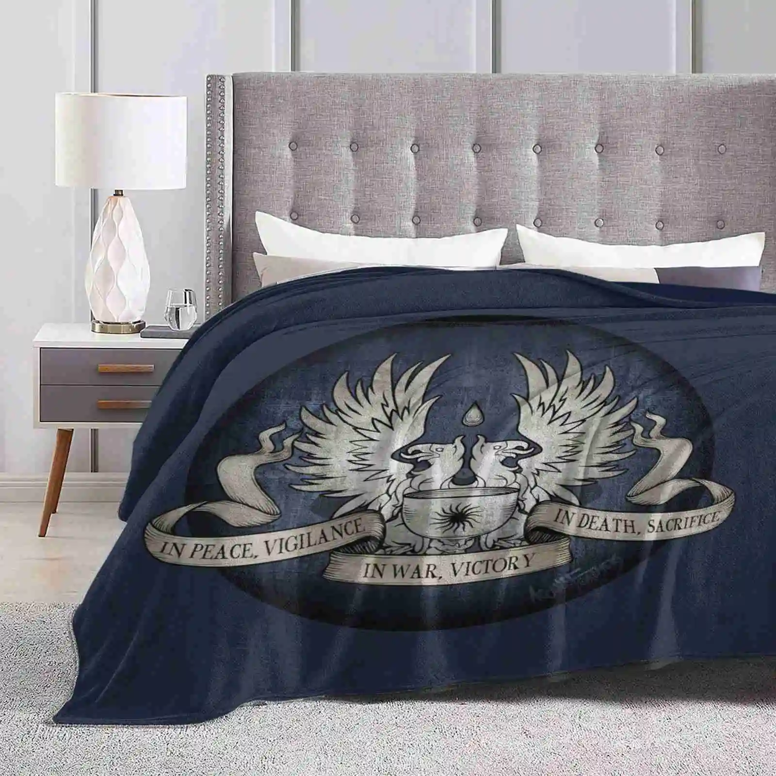 Dragon Age : Grey Warden Rite Fashion Soft Warm Throw Blanket Dragon Age Origins Hero Of Ferelden The Warden Blue Griffons