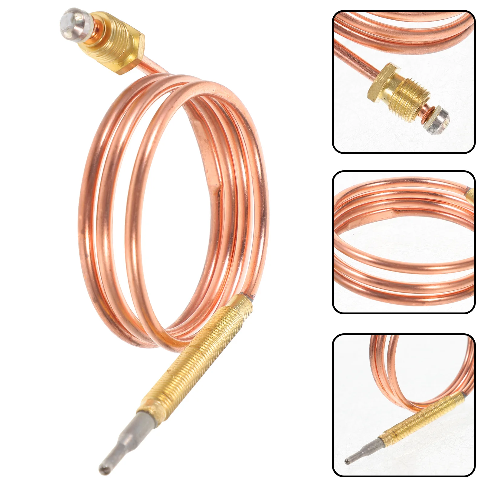 

Fireplace Thermocouple 600Mm Universal Stove Sensor For Gas Heater Bbq Grill Replacement Outdoor Kitchen Accessory