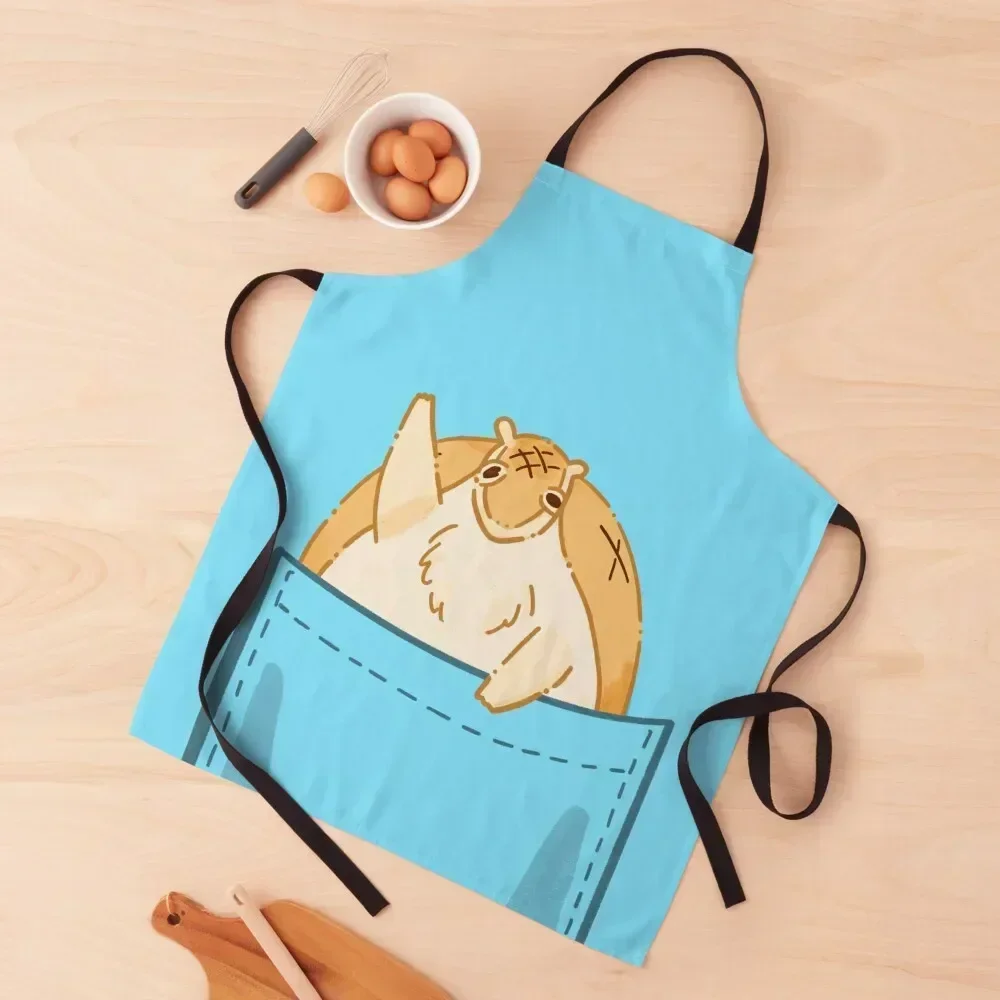 

John The Vampire Dies in No Time Pocket Peeker Kyuuketsuki Tsugu Shinu Apron kitchen woman Kitchen Special Accessories Apron