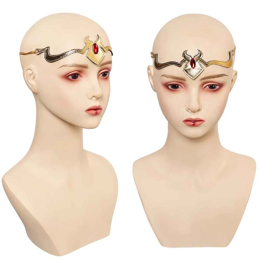 Disfraz Hera Crown Headband 2024 TV Lorded Rings For Rochirrim Cosplay Costume Accessories Women Halloween Carnival Party Props