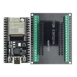 ESP3232u Development Board with 2.4G Antenna Port Expansion Board Kit ESP32-32U BT Wifi Module Type-C 38PIN CP2102 ESP32-DevKitC