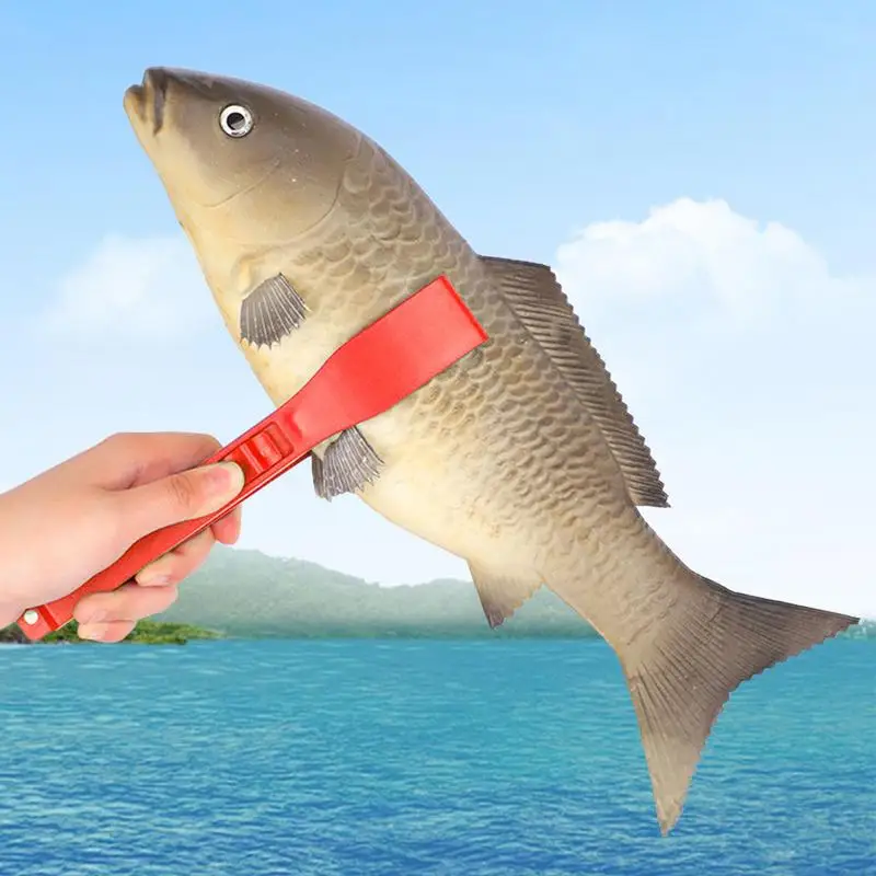 Pesca Lip Grabber para água salgada, peixe-friendly Handheld Gripper, ferramenta de construção sólida, agarrando braçadeira