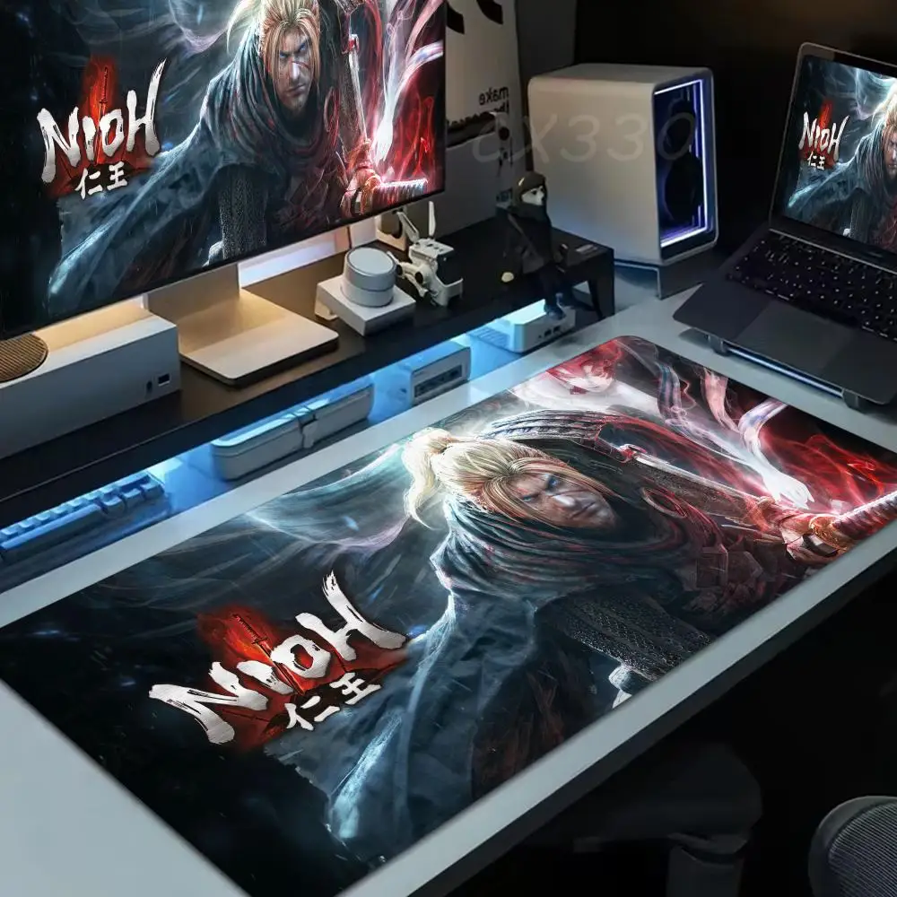 

Game NIOH 2 Mouse Pad Large Computer Mousepad Office 1000x500mm XXL Pc Gamer Non-slip Rubber Keyboard Deskmat