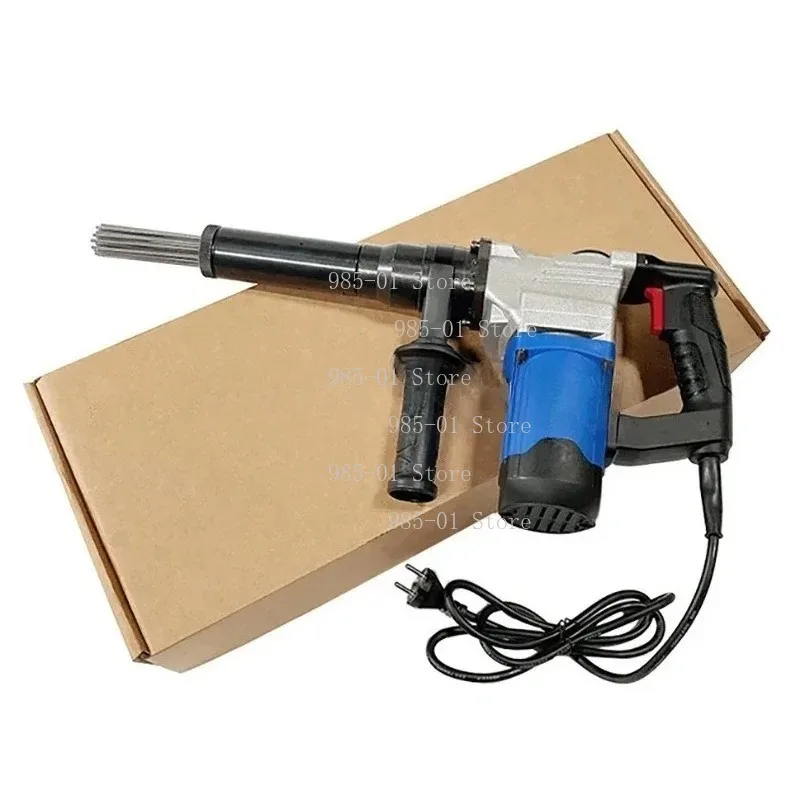 Hand-Held Electric Needle Scaler, 1100W Rust Removal Cleaning Machine 110V/220V
