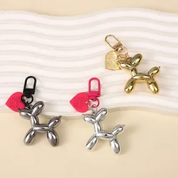 Fashion Keychain Punk Y2K Balloon Dog Keychains for Women Bag Pendant Jewelry Trinket Girl's Car Key Ring Key Chain Accessories