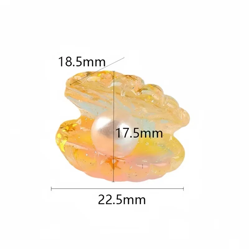 12 szt. Mini Figurki Świecące Muszelki Morskie Zabawka Żywiczna Mikro Krajobraz Ozdoba DIY Klej Kremowy Naklejka na Lodówkę Prezent dla Dzieci